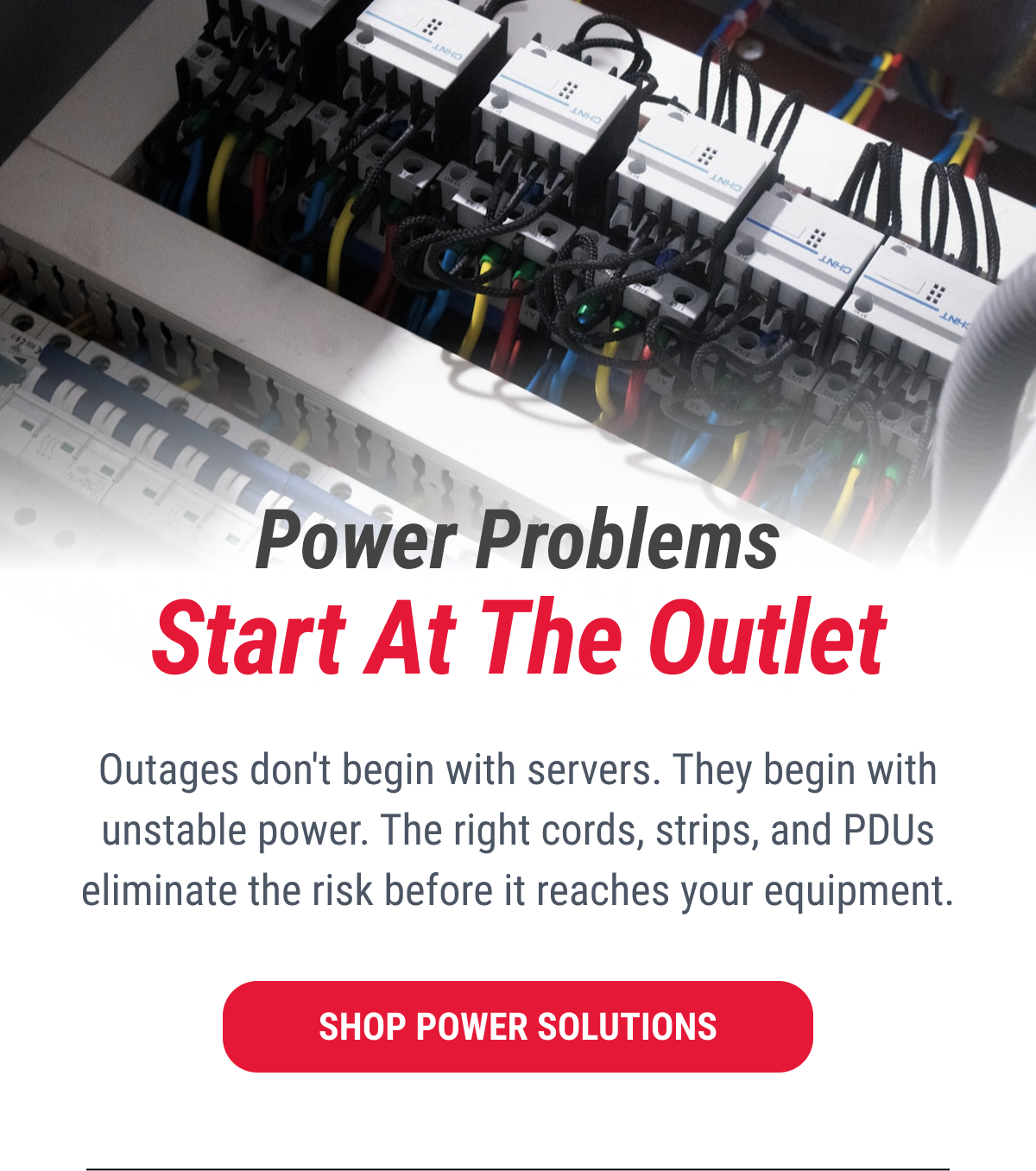 an image of a computer keyboard with a power problem on it