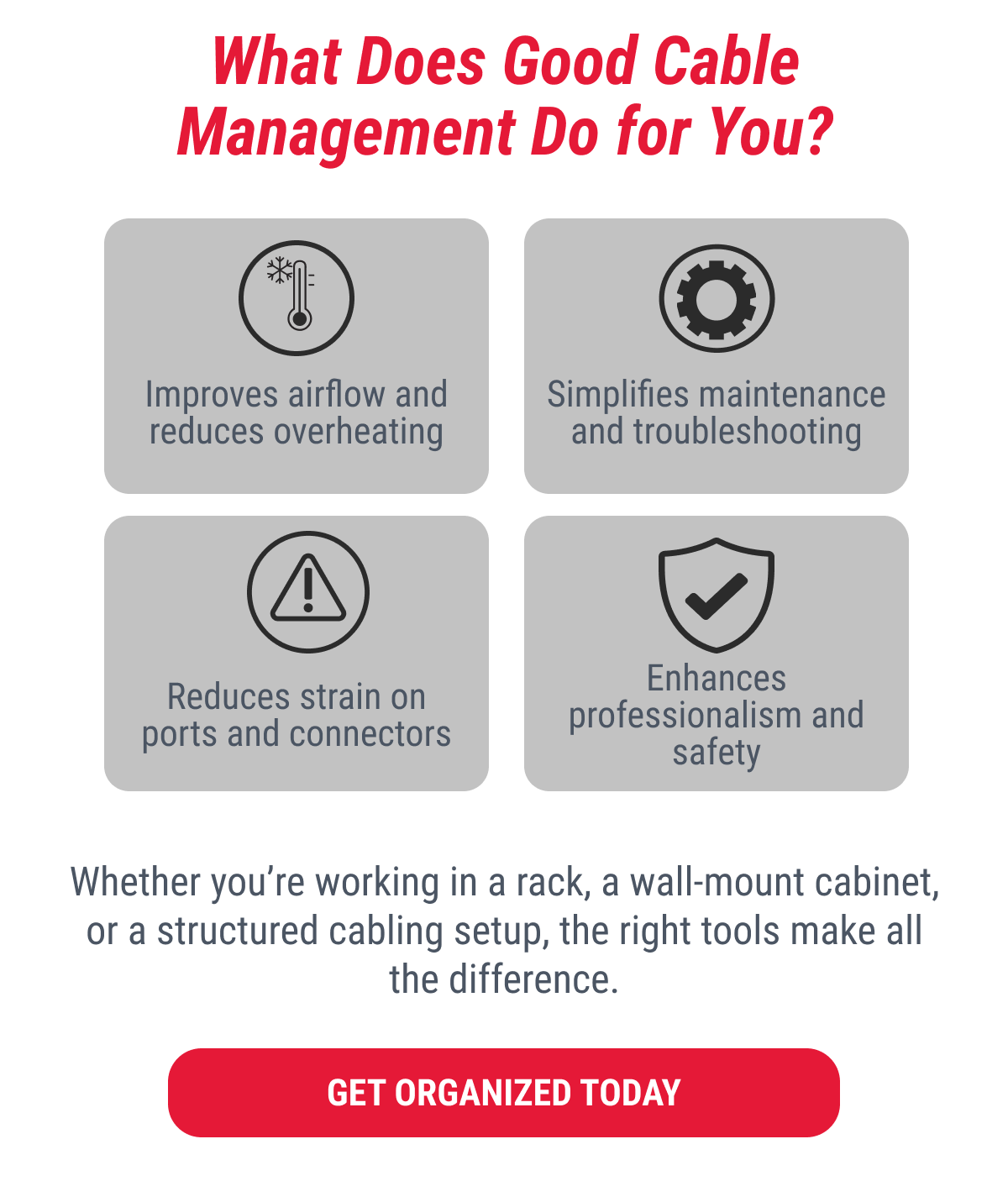What Does Good Cable Management Do for You? [GET ORGANIZED]