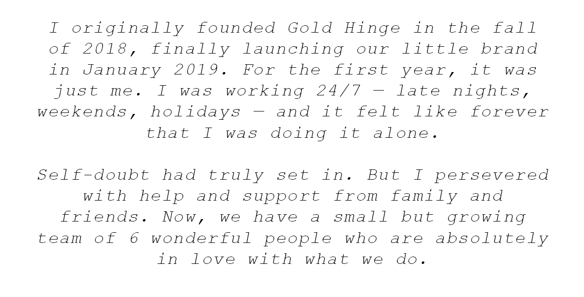 A Gold Hinge Story Gold Hinge Boutique