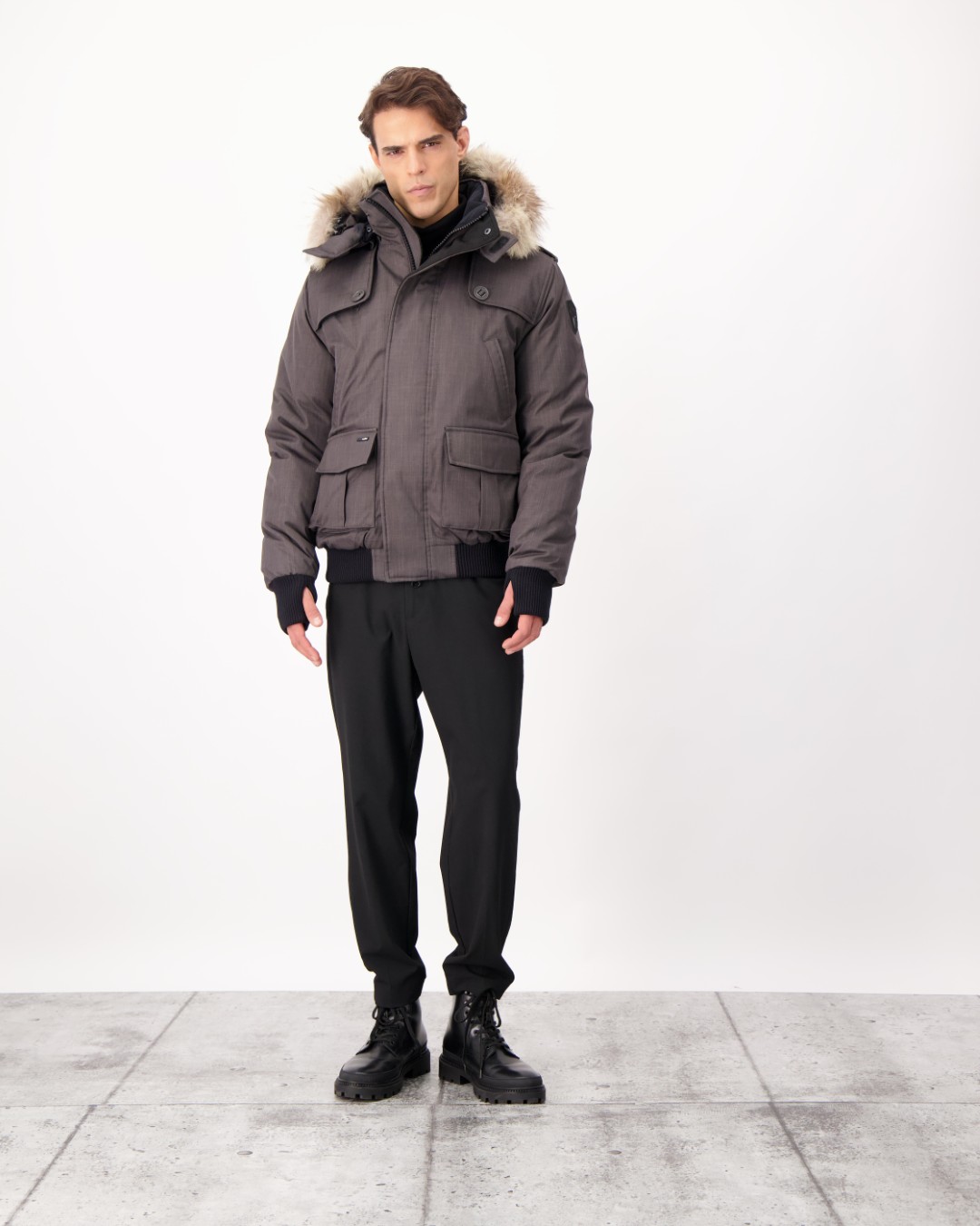 Nobis Cartel in Steel Grey.