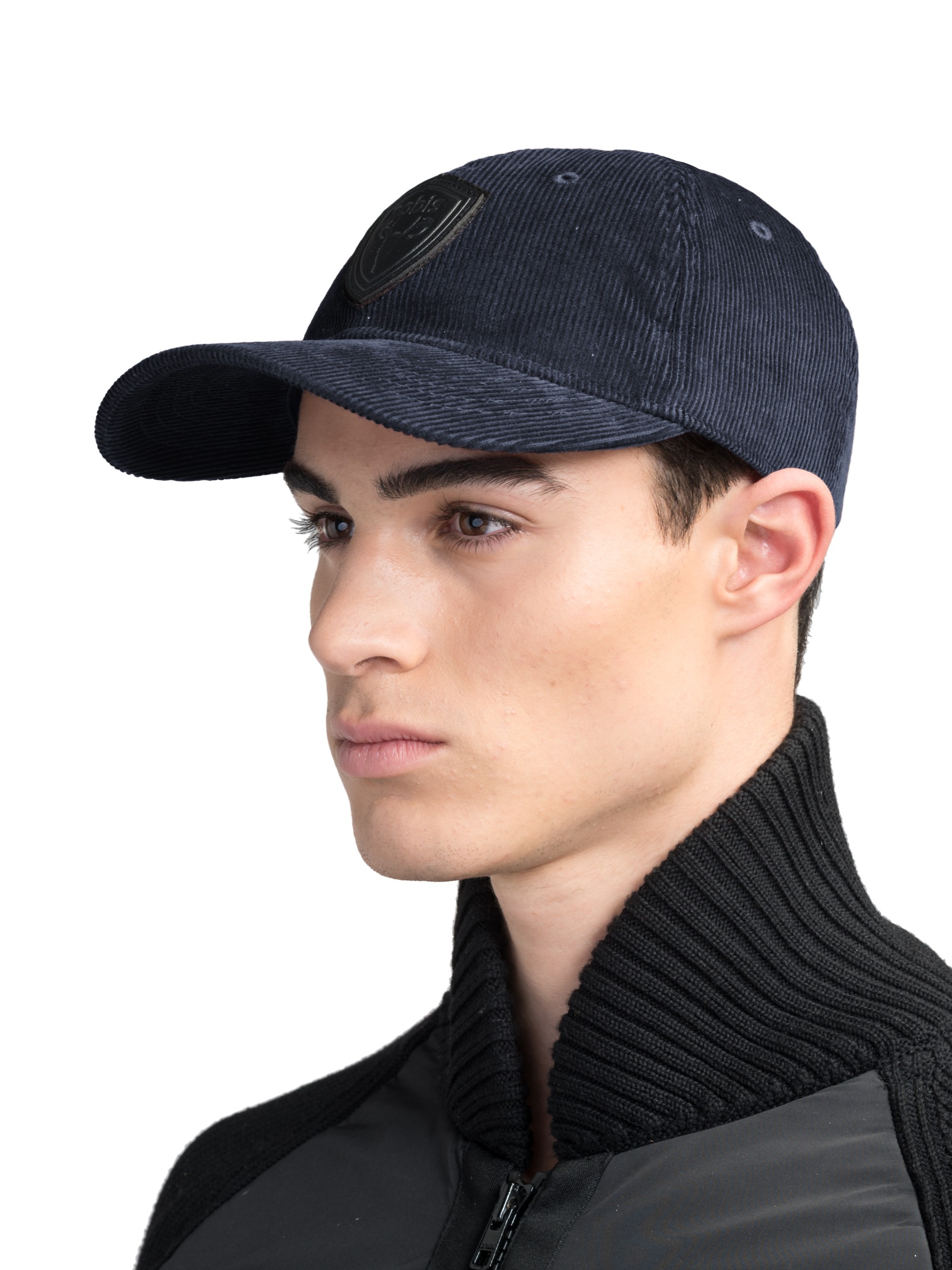 Carter Unisex Tailored Ball Cap in Navy.