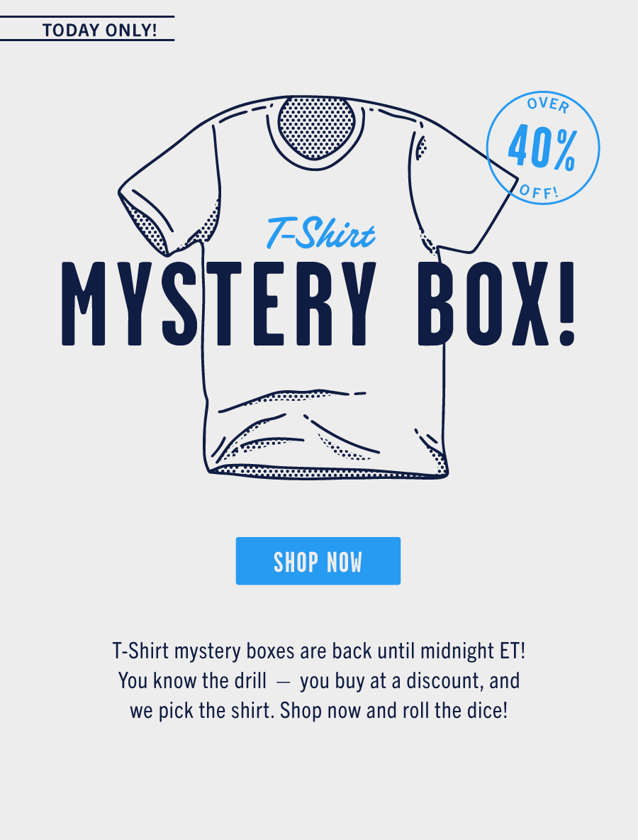 TShirt Mystery Boxes Are BACK! 🎁🔍 Homefield