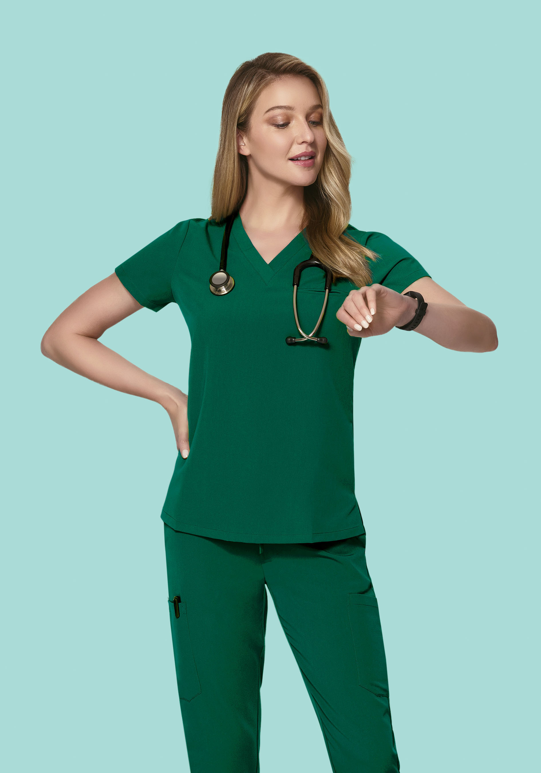 Hunter Green is Back! Mandala Scrubs