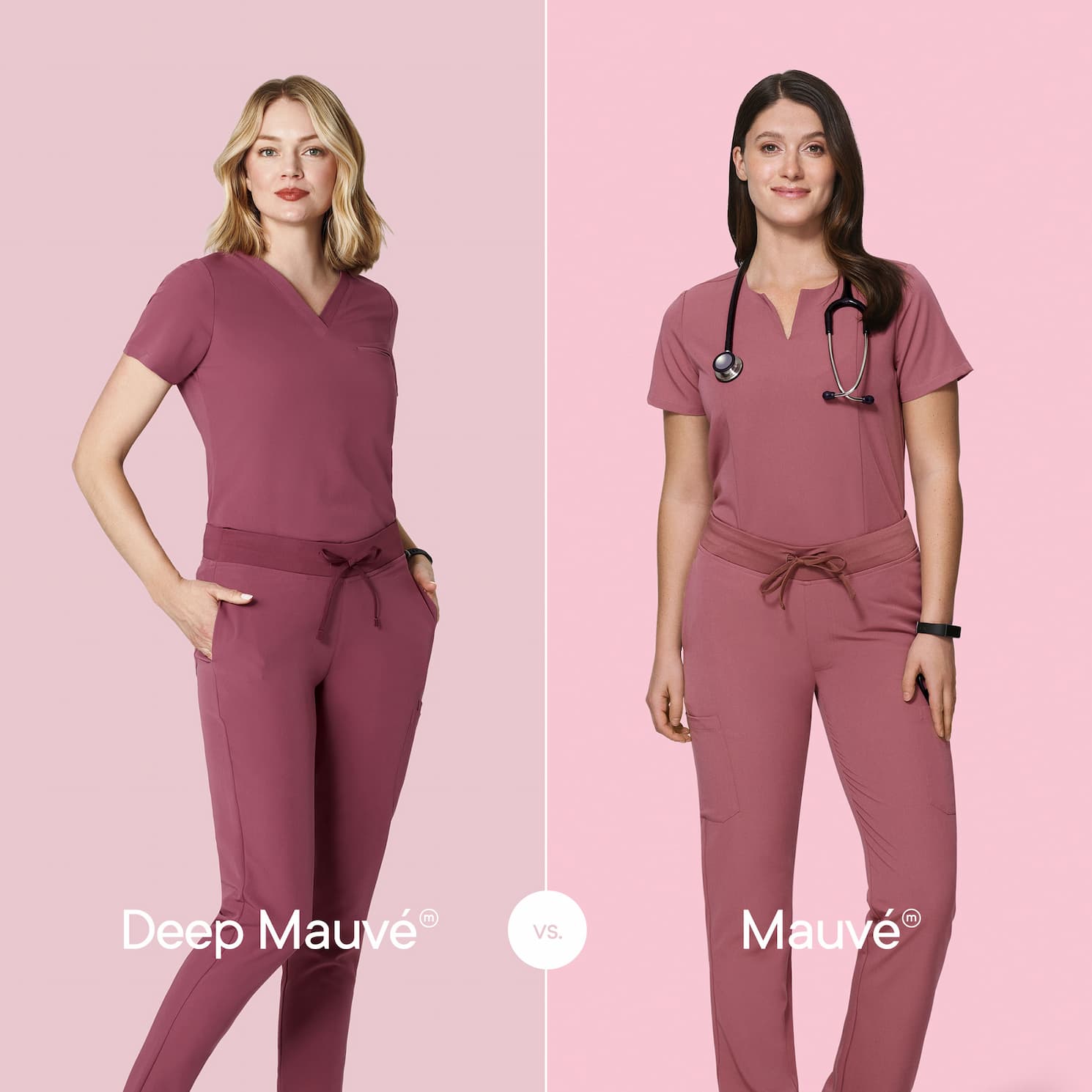 Horizon Blue scrubs (5 top styles + 5 pant styles)
