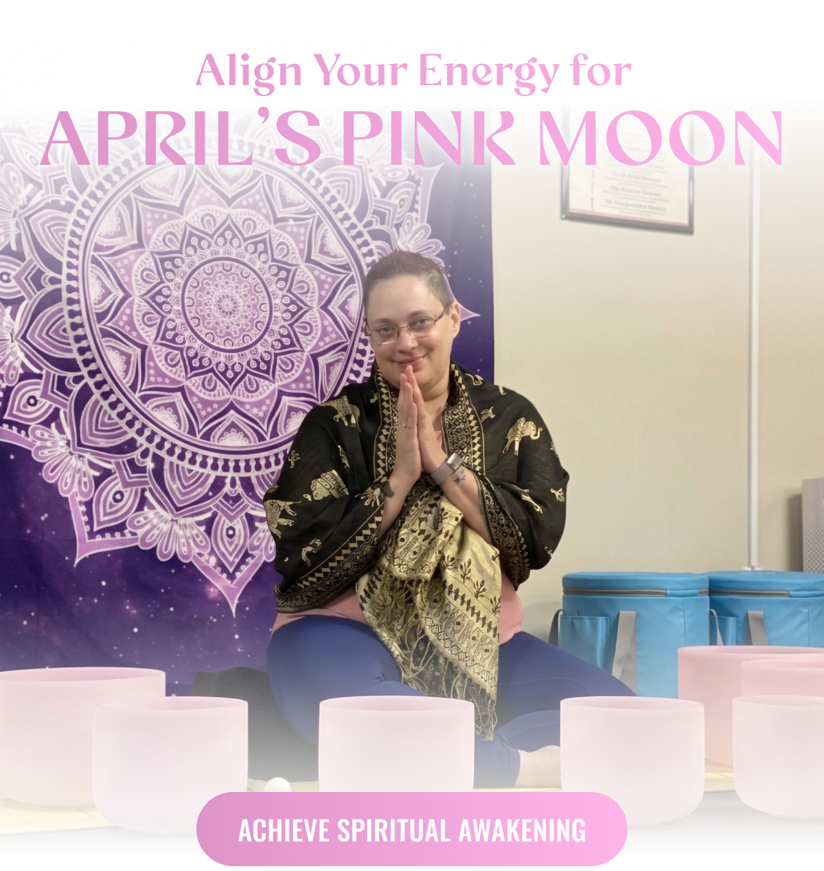 Align Your Energy  for April's Pink Moon.