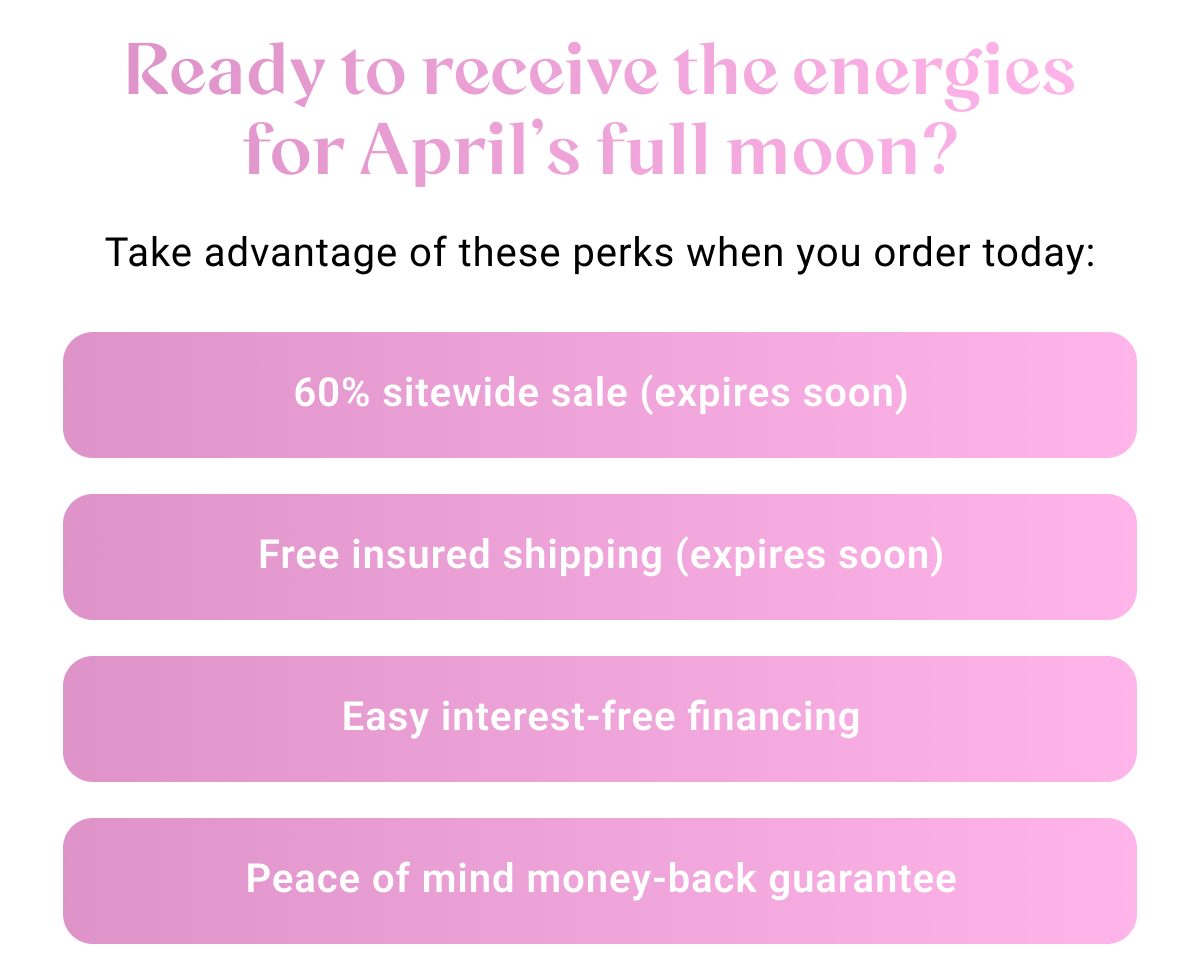 Ready to receive the energies for April's full moon?