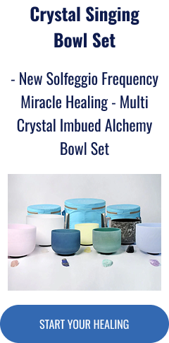 Crystal Singing Bowl Set - New Solfeggio Frequency Miracle Healing - Multi Crystal Imbued Alchemy Bowl Set