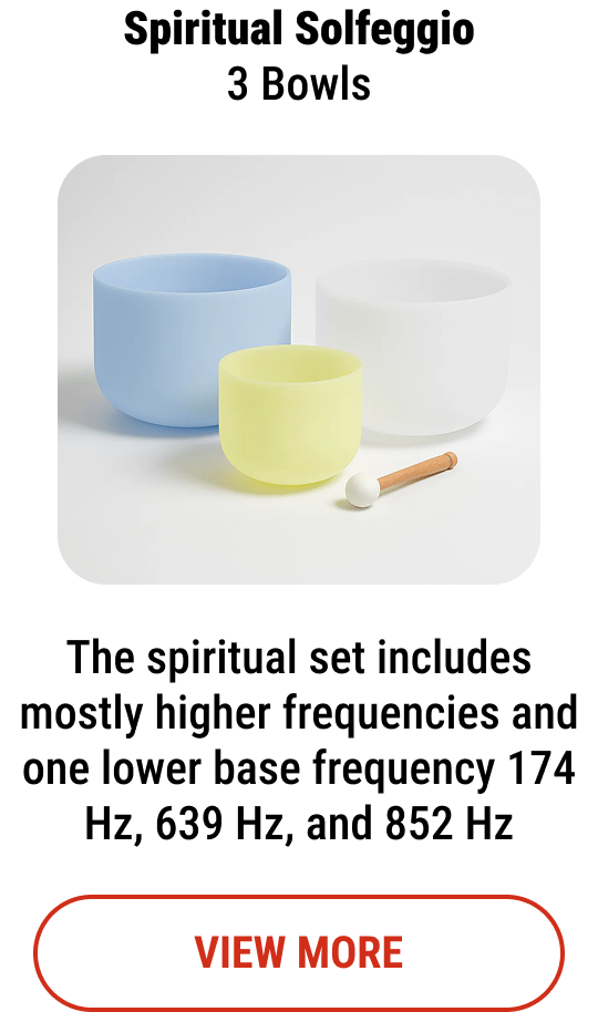 Spiritual Solfeggio - 3 Bowls