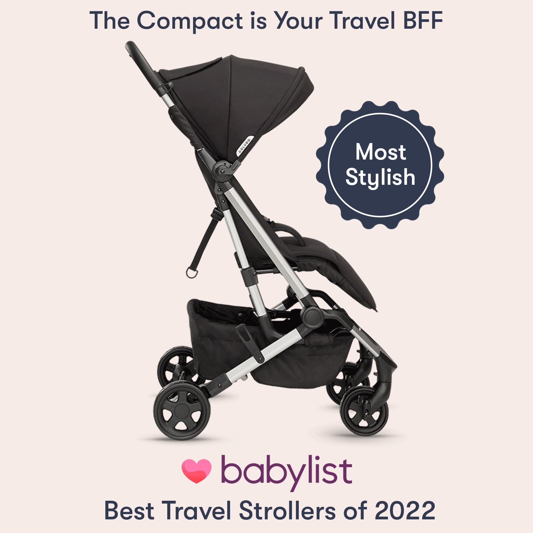 Our Compact is a Babylist Best Travel Stroller of 2022! Colugo