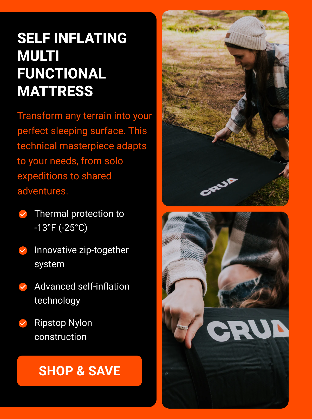 Self Inflating Multifunctional Mattress