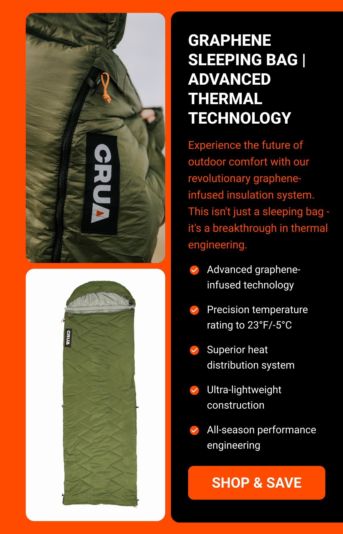 Graphene Sleeping Bag