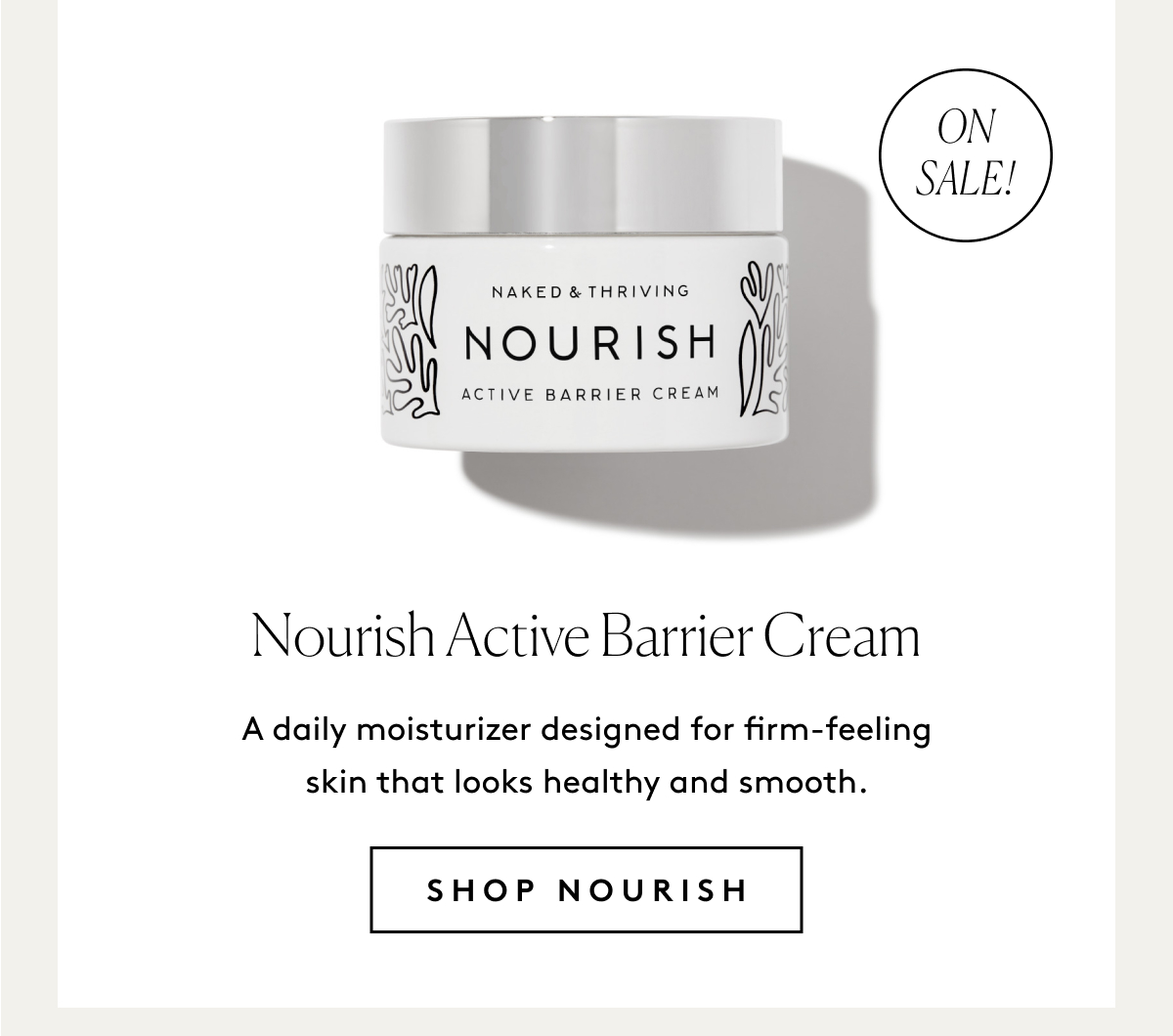Nourish Active Barrier Cream