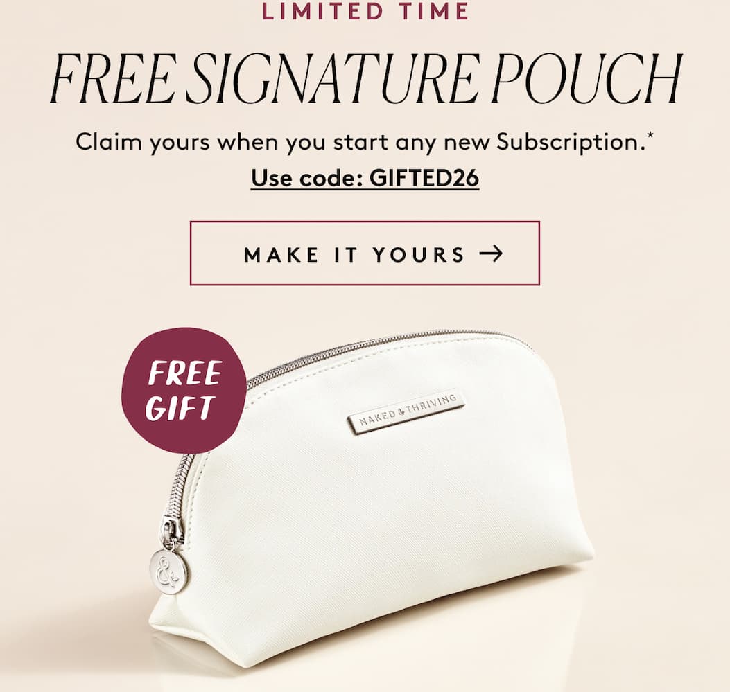 FREE signature pouch