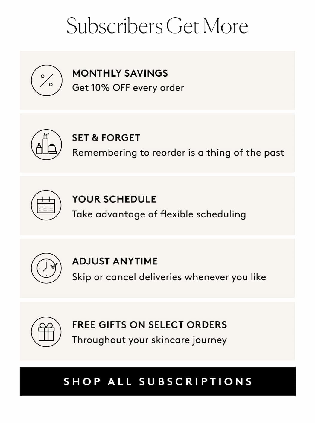 Subscribers Get More