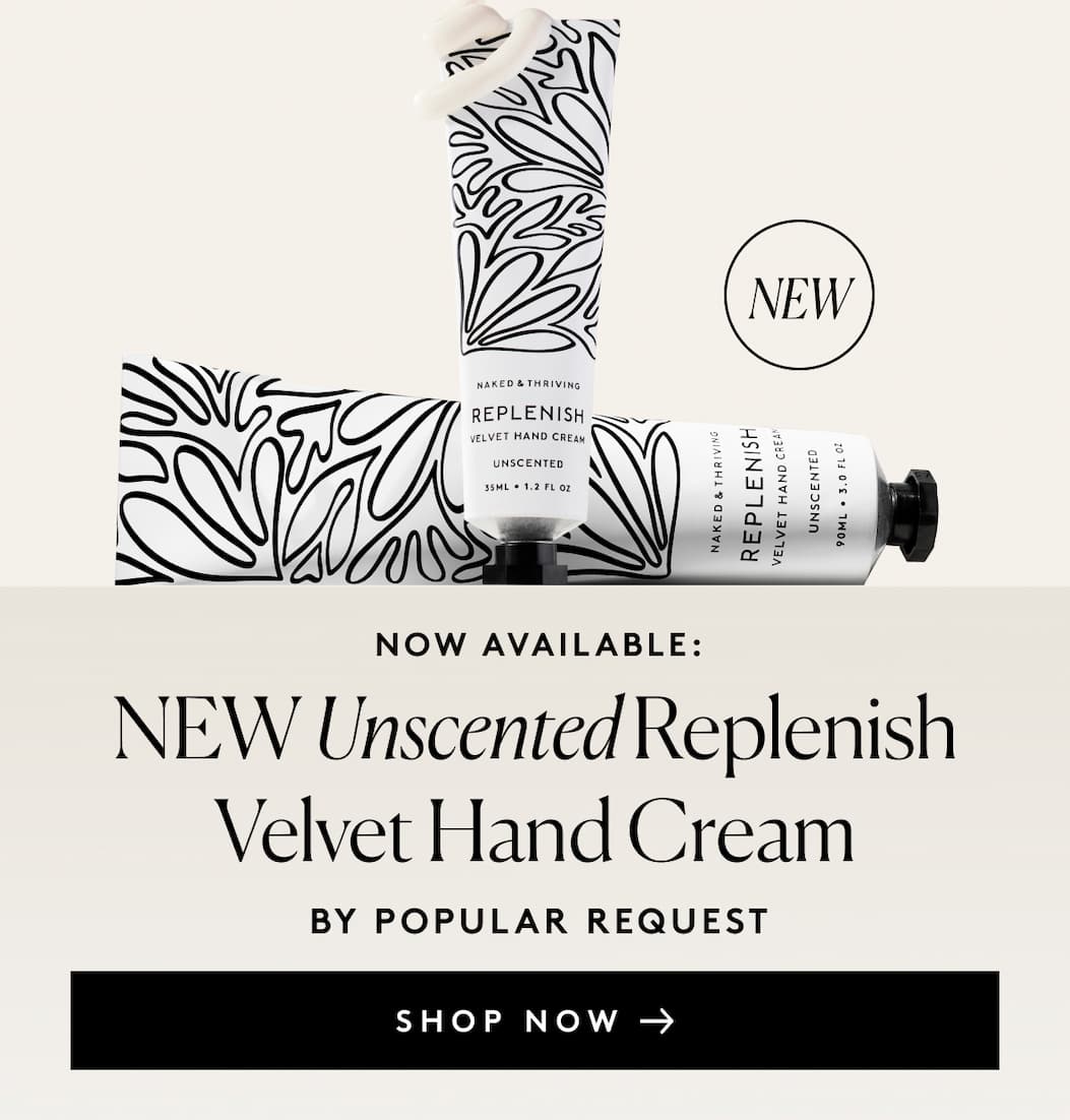 NEW Unscented Replenish Velvet Hand Cream