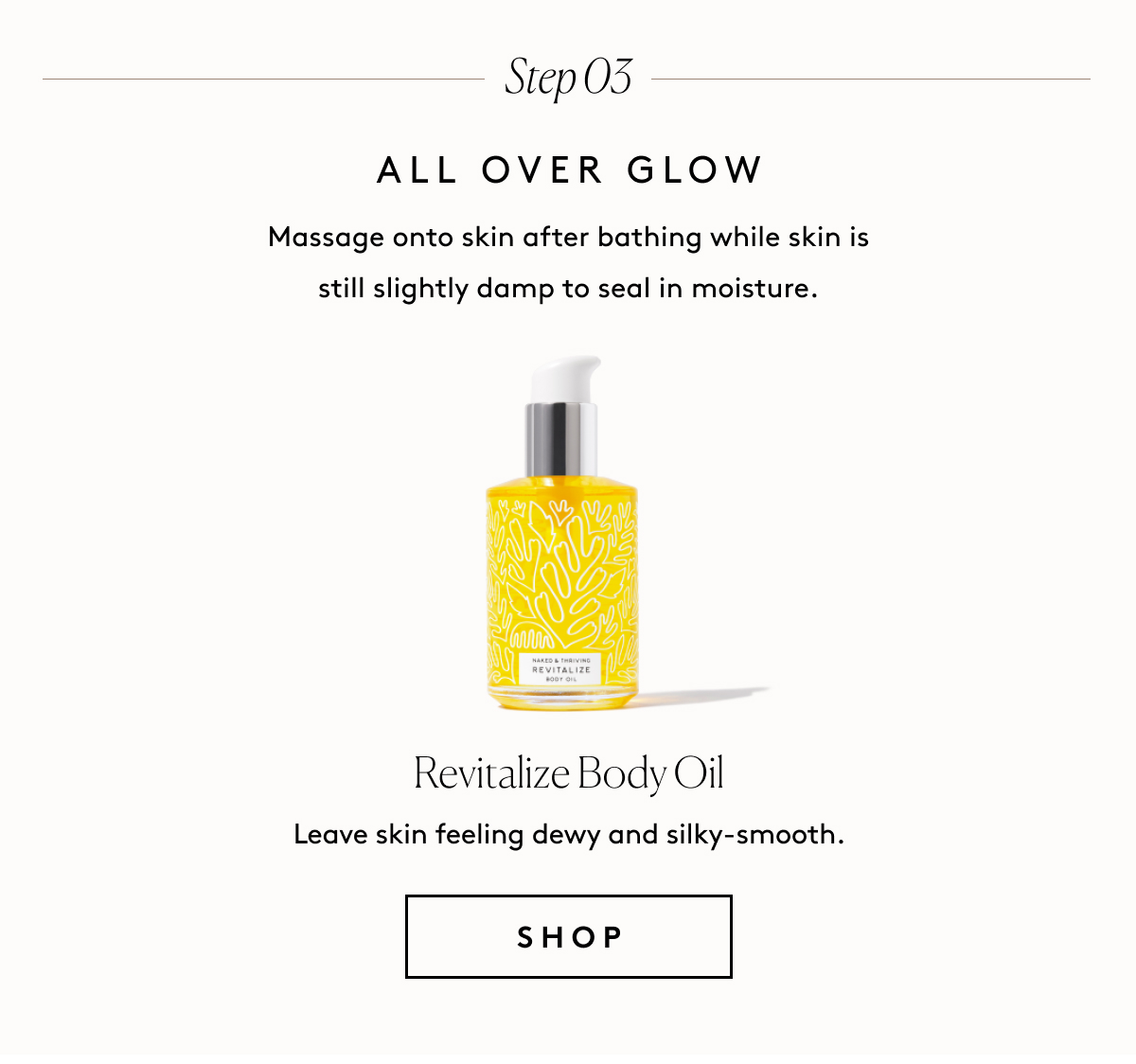 Revitalize Body Oil