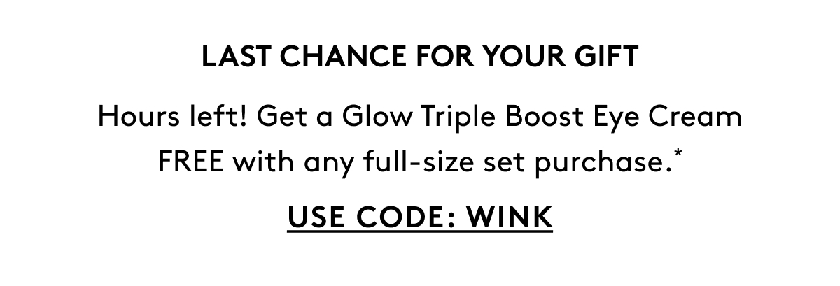 LAST CHANCE FOR YOUR GIFT