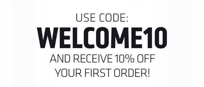 Use Code WELCOME10