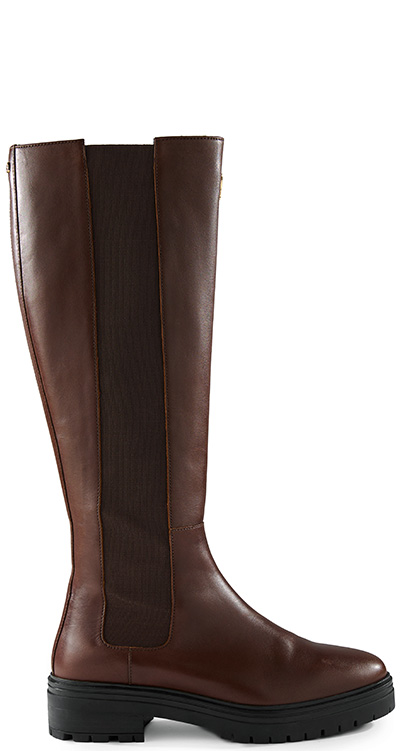 Astoria Knee Boot (Rich Chocolate)