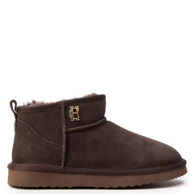 Ultra Mini Shearling Boot (Chocolate)