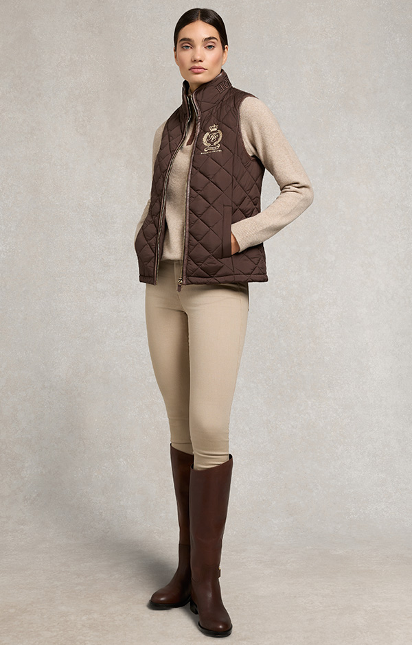 Lightweight Country Gilet (Chocolate)