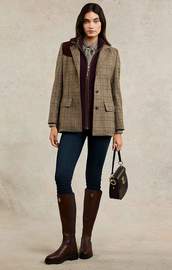 Country Fleece Gilet (Mulberry)