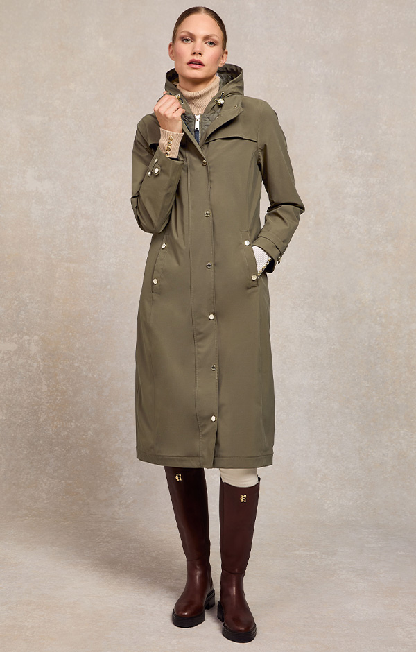 Folgate Rain Coat (Soft Khaki)