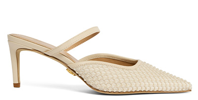 Wear All Day Vienna Pearl Heel (Champagne Pearl)