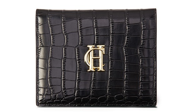 Chelsea Wallet (Black Croc)