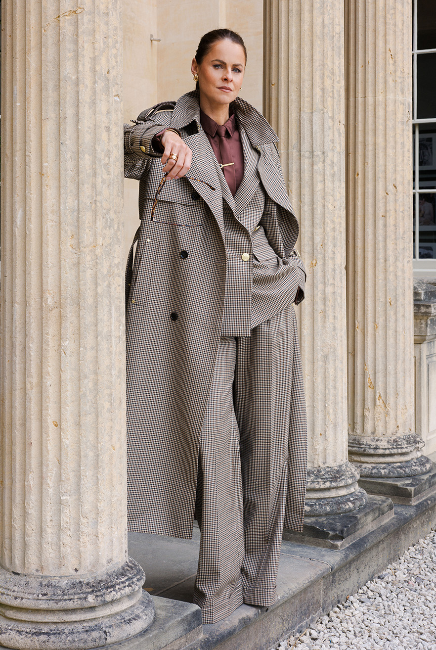 Full Length Soho Trench Coat (Westminster Tweed)