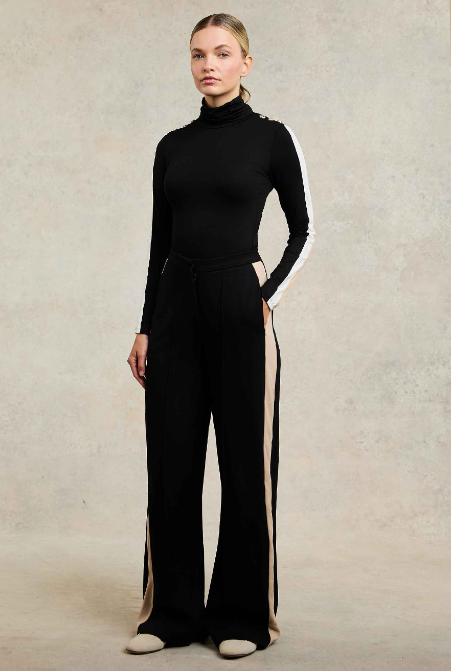 Wide Leg Pant (Black)