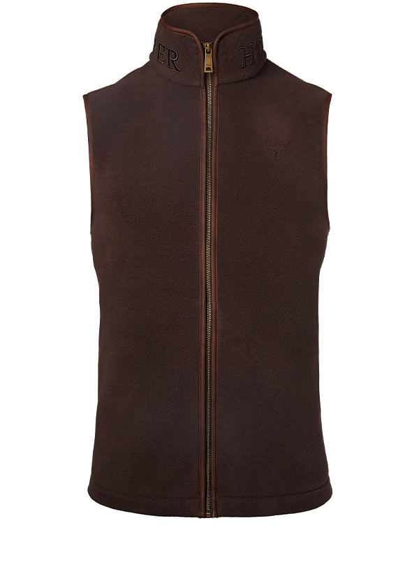 Country Fleece Gilet (Chocolate)
