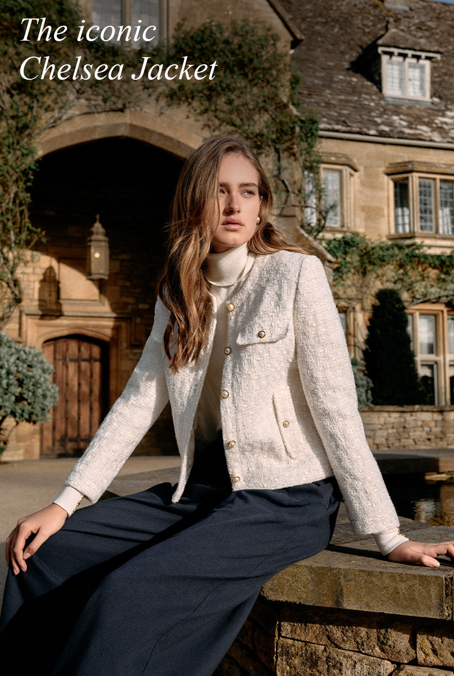 Chelsea Jacket (White Sparkle Boucle)