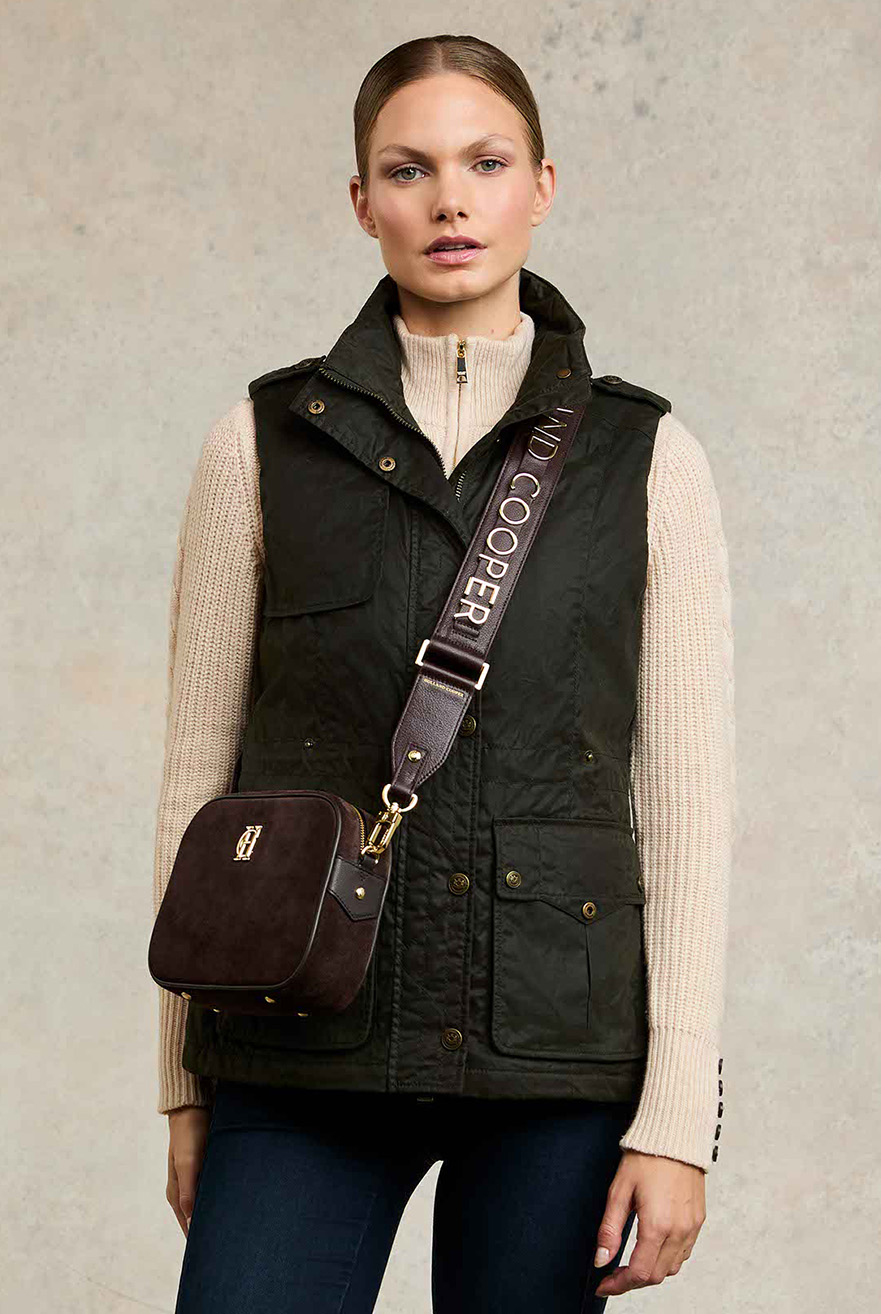 Soho Camera Bag (Chocolate Suede)
