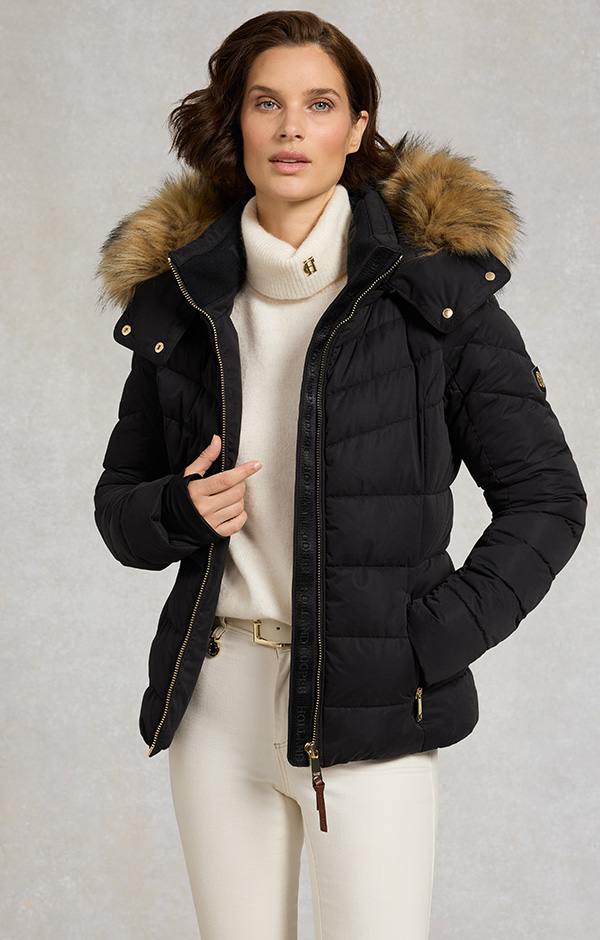 Whistler Puffer Jacket (Deep Black Natural)