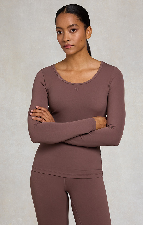 Supersoft Long Sleeve Top (Truffle)