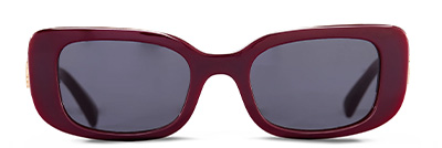 Paris Narrow Sunglasses (Oxblood)