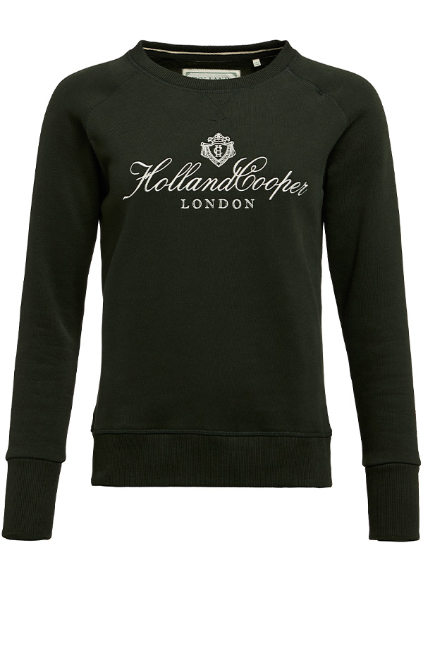 Script Crew Sweat (Racing Green)