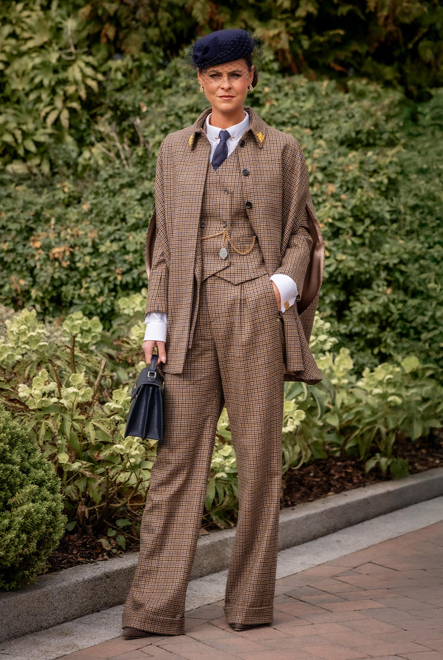The Abbot Check Tweed Suit Set