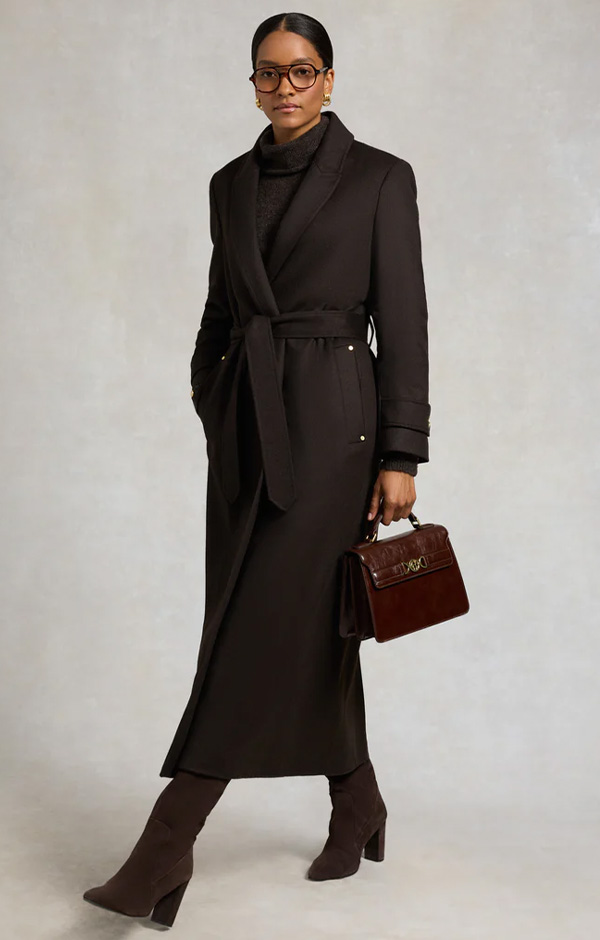 Wrap Coat (Chocolate)