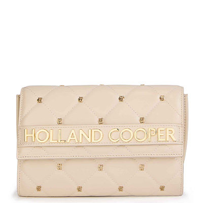 Abbot Quilted Clutch Bag (Cream)
