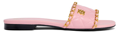 Quilted Pimlico Slide (Peony)