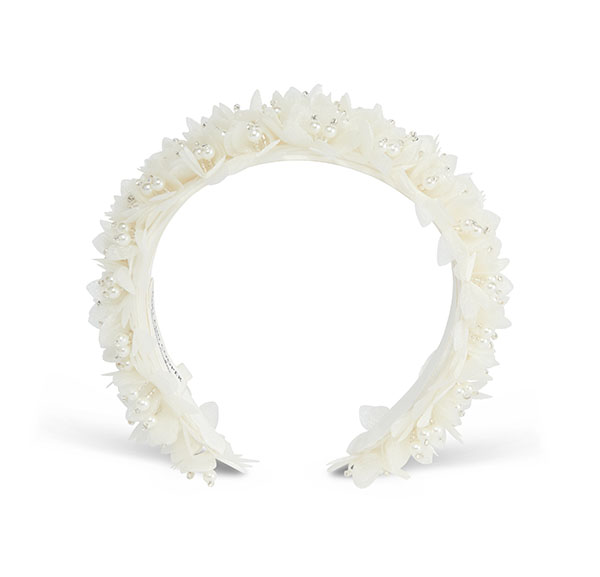 Floral Headband (White)