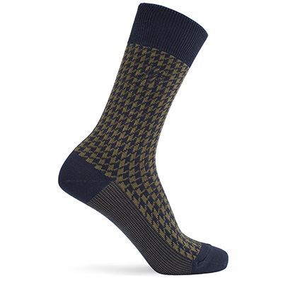 Men's Sock Gift Box (Charcoal Houndstooth)