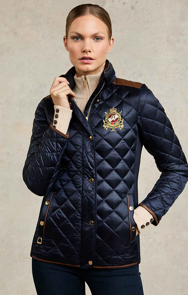 Diamond Quilt Classic Jacket (Ink Navy)