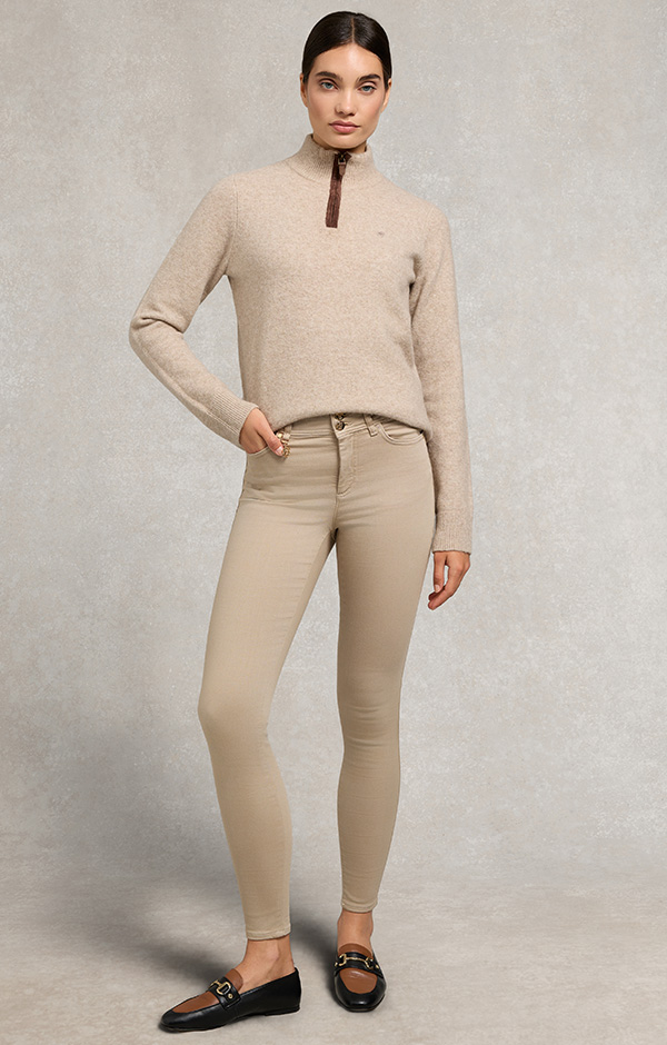 Contour Skinny Jean (Taupe)