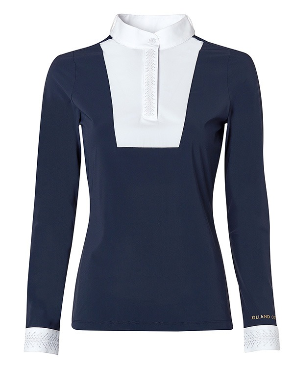 Gatcombe Long Sleeve Show Shirt (Ink Navy)