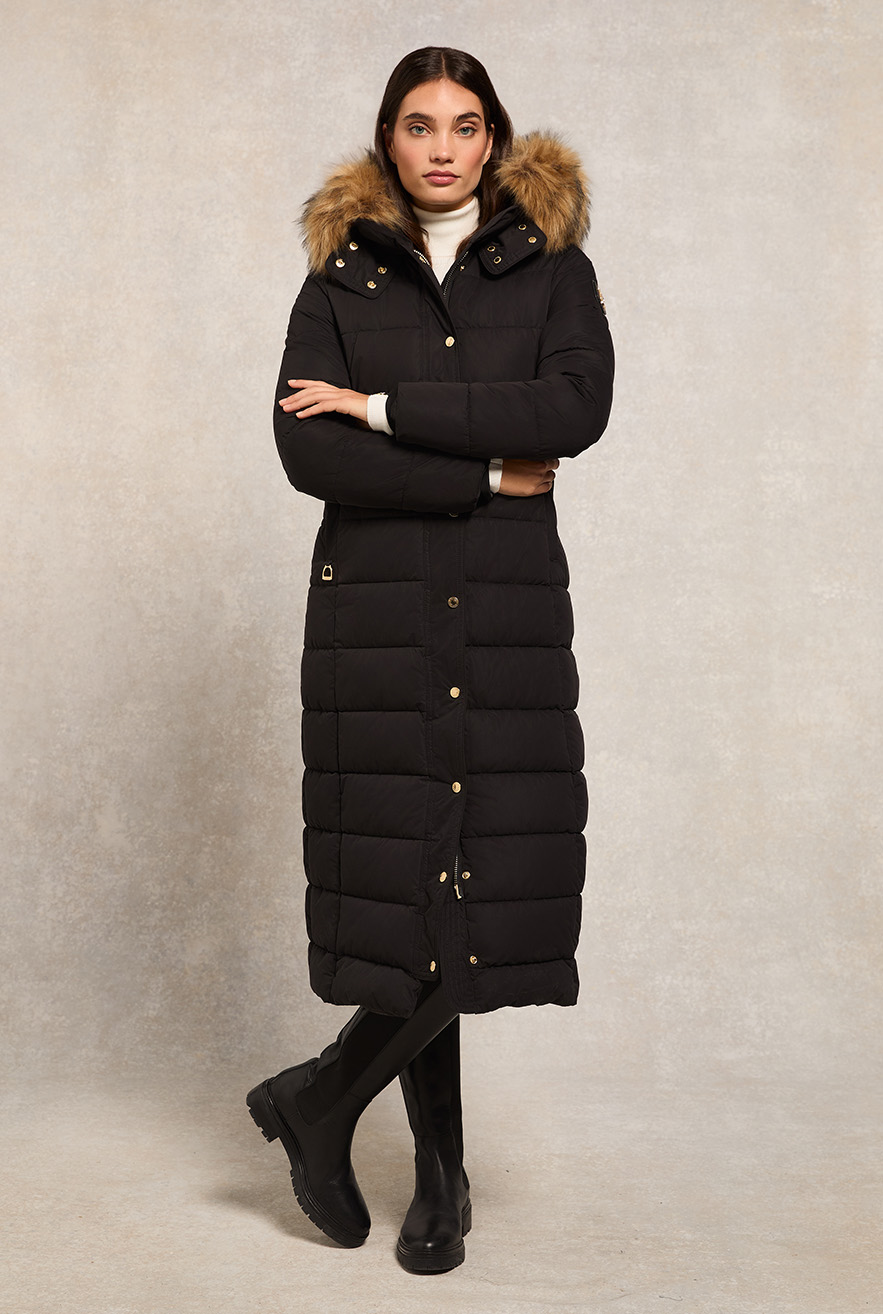 Stoneleigh Longline Coat (Black)