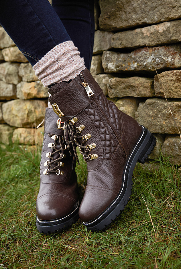 Camden Biker Boot (Chocolate)