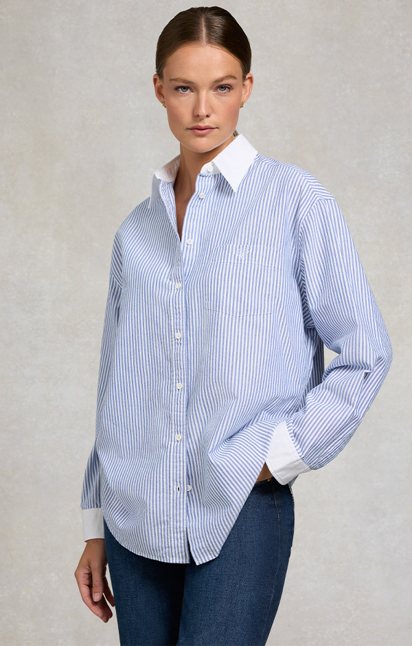 Winchester Shirt (Azure Blue Stripe)